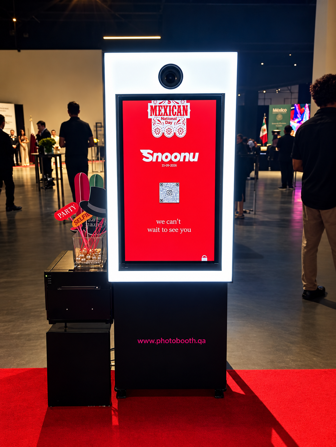 Photobooth Qatar at Snoonu Mexican Cultural Day, The St. Regis Doha
